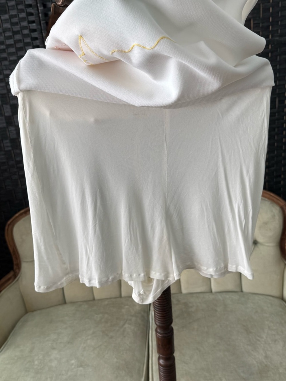 🪿 Rare Vintage Hadley Goose Appliqué Golf Skirt White Novelty Preppy Cottagecore - Picture 5 of 14